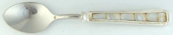 Mother-Of-Pearl (Silverplate) Place/Oval Soup Spoon
