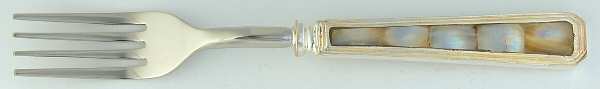 Mother-Of-Pearl (Silverplate) Individual Salad Fork