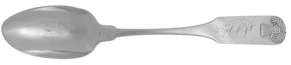 Sheaf of Wheat (Coin) Tablespoon (Serving Spoon)