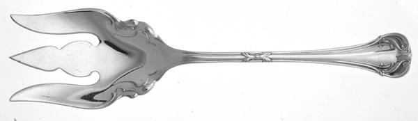 Nupical (Sterling) Solid Salad Serving Fork