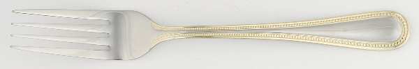 Gold Accent Pearl (Stainless) Fork