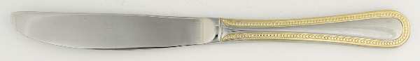 Gold Accent Pearl (Stainless) Modern Solid Knife