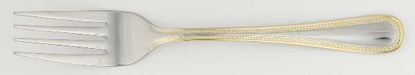 Gold Accent Pearl (Stainless) Individual Salad Fork
