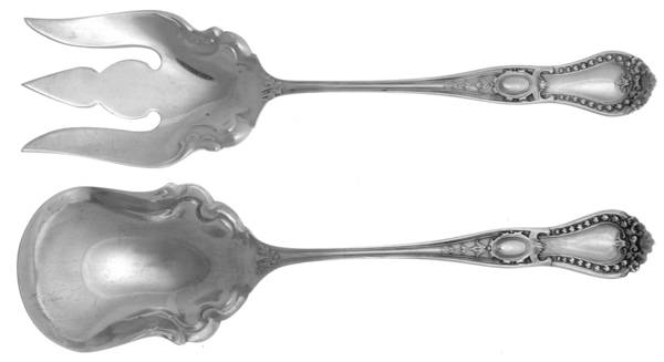 Emperatriz (Sterling) (2 Pc) Solid Salad Set