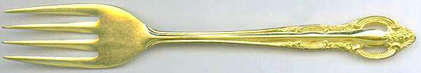 PTC10 (Gold Electroplate) Individual Salad Fork