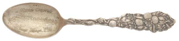 Puerto Rico Souvenir Spoons (Sterling) by Paye &amp; Baker Mfg Co