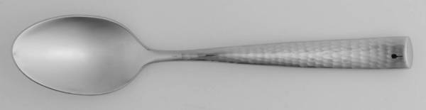 Shiny Hammered (Stainless) Place/Oval Soup Spoon