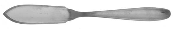 Permanent (Stainless) Flat Handle Master Butter Knife