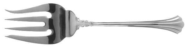 1800 (Stainless) Medium Solid Cold Meat Serving Fork