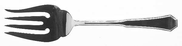 American Federal (Sterling, 1982) Medium Solid Cold Meat Serving Fork