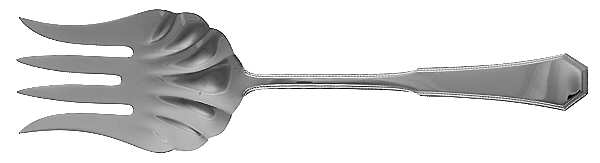 American Federal (Sterling, 1982) Solid Salad Serving Fork