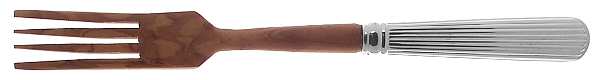 Ashmont (Sterling, 1990) Salad Serving Fork with Wooden Prongs