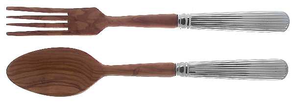 Ashmont (Sterling, 1990) Wooden Bowl 2-Piece Salad Set