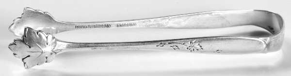 Autumn Leaves (Sterling, 1957) Sugar Tongs