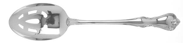 Cottage Rose (Silverplate, 1985) Pierced Tablespoon (Serving Spoon)