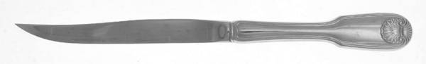 Colonial Shell (Stainless, 1961) Individual Steak Knife w/Bevel Blade