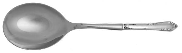 Dancing Flowers (Sterling, 1950) Casserole Spoon with Smooth Stainless Bowl HC