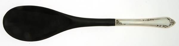 Dancing Flowers (Sterling, 1950) Salad Serving Spoon with Plastic Bowl
