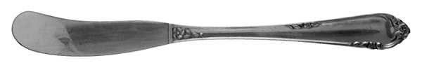 Dancing Flowers (Sterling, 1950) Flat Handle Butter Spreader