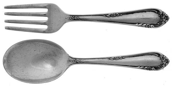 Dancing Flowers (Sterling, 1950) 2 Pc Baby Set (BF, BS)