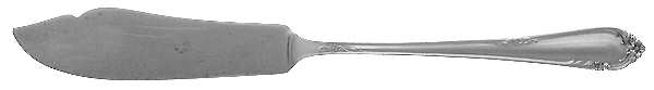 Dancing Flowers (Sterling, 1950) Flat Handle Master Butter Knife