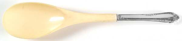 Dancing Flowers (Sterling, 1950) Salad Serving Spoon with Plastic Bowl