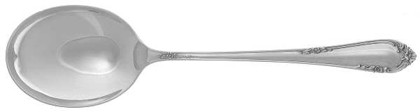 Dancing Flowers (Sterling, 1950) Round Bowl Soup Spoon (Cream Soup)