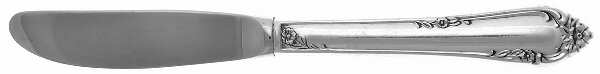 Dancing Flowers (Sterling, 1950) Modern Hollow Butter Spreader (Stainless)