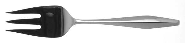 Diamond (Sterling, 1958) Medium Solid Cold Meat Serving Fork
