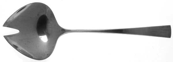Dimension (Sterling, 1961) Solid Salad Serving Fork