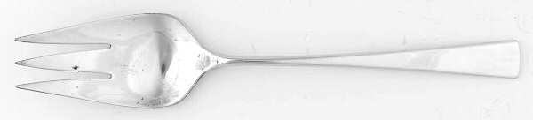 Dimension (Sterling, 1961) Medium Solid Cold Meat Serving Fork by Reed & Barton