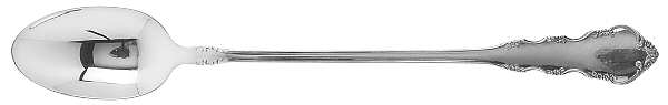 Dresden Rose (Silverplate, 1953) Iced Tea Spoon by Reed & Barton