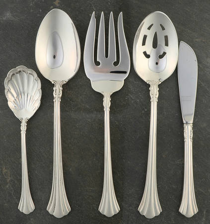 Eighteenth Century (Sterling, 1971, Newer) 5 Piece Hostess Set