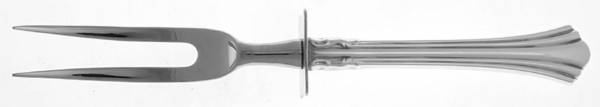 Eighteenth Century (Sterling, 1971, Newer) Large Stainless-Prong Roast Carving Fork