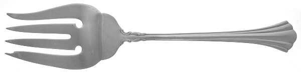 Eighteenth Century (Sterling, 1971, Newer) Medium Solid Cold Meat Serving Fork