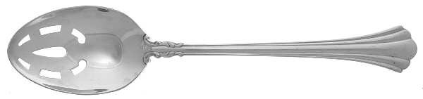 Eighteenth Century (Sterling, 1971, Newer) Pierced Tablespoon (Serving Spoon)
