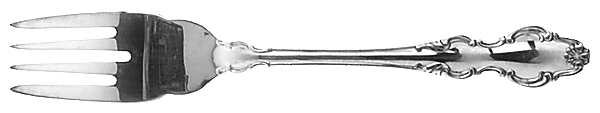 English Crown (Silverplate, 1968) Individual Salad Fork