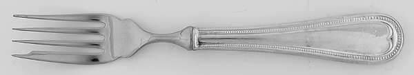 English Gentry (Silverplate, 1977) Individual Hollow Fish Fork, Stainless Tines