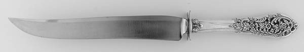 Florentine Lace (Sterling, 1951) Large Stainless Blade Roast Carving Knife