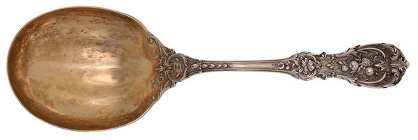Francis I (Sterling, Eagle-R-Lion, 1907) Solid Salad Serving Spoon