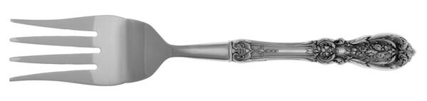 Francis I (Sterling, Eagle-R-Lion, 1907) Cold Meat Fork Large, Stainless Tines HC