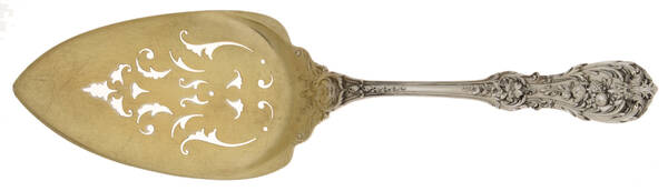 Francis I (Sterling, Eagle-R-Lion, 1907) Large Solid Pierced Pie Knife