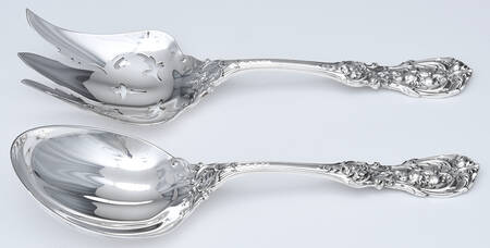 Francis I (Sterling, Eagle-R-Lion, 1907) (2 Pc) Solid Salad Set by Reed & Barton