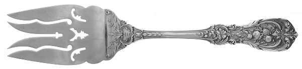 Francis I (Sterling, Eagle-R-Lion, 1907) Cold Meat Serving Fork Large Pierce