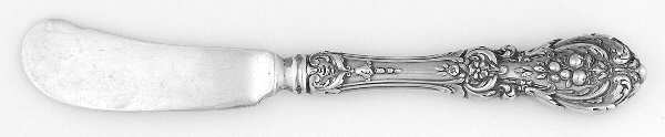 Francis I (Sterling, Eagle-R-Lion, 1907) Hollow Handle Paddle Butter Spreader (Strlg)