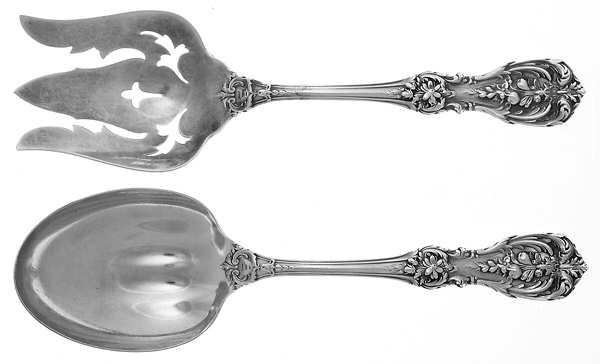 Francis I (Sterling, Eagle-R-Lion, 1907) Medium 2-Piece Salad Set, Solid Pieces