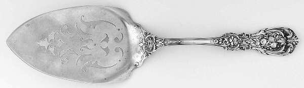 Francis I (Sterling, Eagle-R-Lion, 1907) Large Solid Pierced Pie Knife