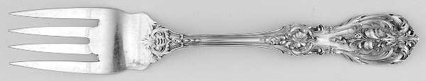 Francis I (Sterling, Eagle-R-Lion, 1907) Small Individual Solid Fish/Salad Fork