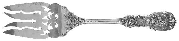 Francis I (Sterling, Eagle-R-Lion, 1907) Cold Meat Serving Fork Large Pierce