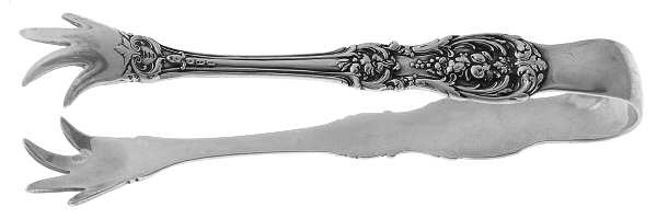Francis I (Sterling, Eagle-R-Lion, 1907) Large Sugar Tongs